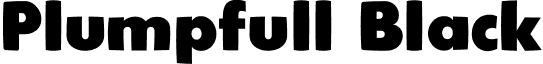 Plumpfull Black font - Plumpfull.ttf