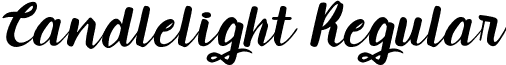 Candlelight Regular font - Candlelight.ttf