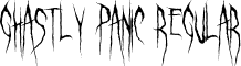 Ghastly Panic Regular font - design.horror.Ghastly Panic.ttf