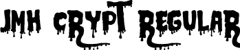 JMH CRYPT Regular font - JMH CRYPT.otf