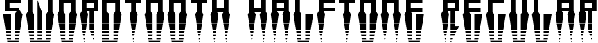 Swordtooth Halftone Regular font - swordtoothhalf.ttf