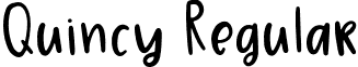 Quincy Regular font - Quincy-Regular.otf