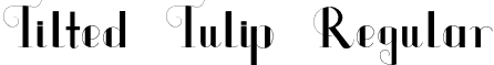 Tilted Tulip Regular font - TiltedTulip-Regular.otf