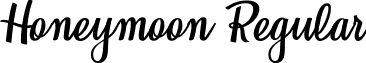 Honeymoon Regular font - Honeymoon_Personal_Use.ttf