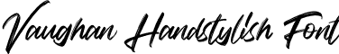 Vaughan Handstylish Font font - Vaughan-HandstylishFont_(Demo).otf