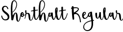 Shorthalt Regular font - Shorthalt_Personal_Use.otf