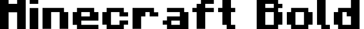 Minecraft Bold font - 3 Minecraft-Bold.otf