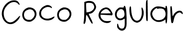 Coco Regular font - Rio.ttf