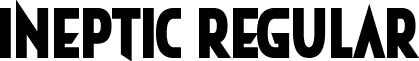 Ineptic Regular font - Ineptic.otf