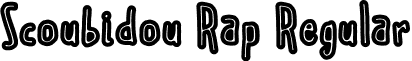 Scoubidou Rap Regular font - Scoubidou_Rap.ttf