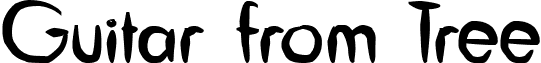 Guitar from Tree font - Guitar_from_Tree-Bold.ttf