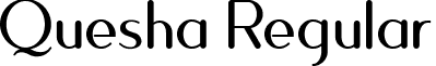 Quesha Regular font - Quesha.ttf