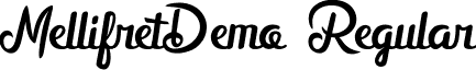 MellifretDemo Regular font - Mellifret_Demo.ttf