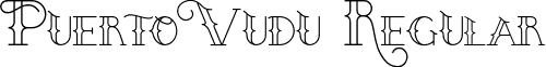 PuertoVudu Regular font - PuertoVudu.otf