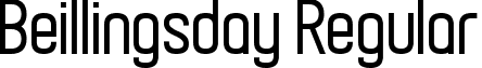 Beillingsday Regular font - Beillingsday.otf