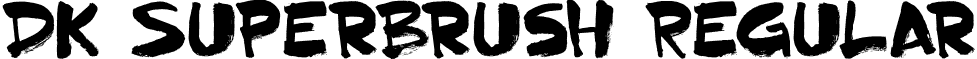 DK Superbrush Regular font - DK_Superbrush.otf