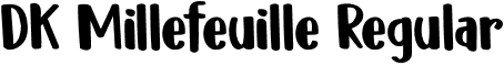 DK Millefeuille Regular font - DK_Millefeuille.otf