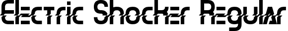 Electric Shocker Regular font - Electric_Shocker.otf