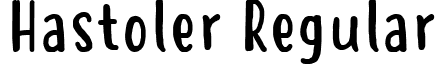 Hastoler Regular font - Hastoler_Regular.otf