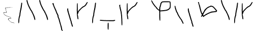 Calligraphr Regular font - Streepl.ttf