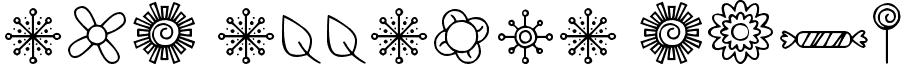 DJB DOODLED BITS font - DJB DOODLED BITS.ttf