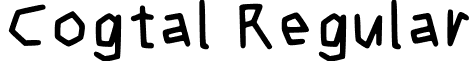 Cogtal Regular font - Cogtal-Regular.ttf