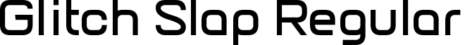 Glitch Slap Regular font - Glitch Slap.otf