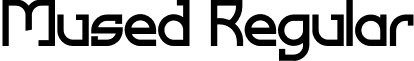 Mused Regular font - Mused.otf