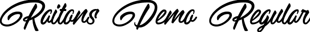 Raitons Demo Regular font - Raitons_Demo.ttf