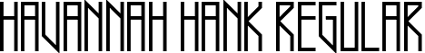 Havannah Hank Regular font - Havannah_Hank.otf