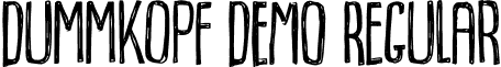 Dummkopf DEMO Regular font - dummkopfDEMO.otf