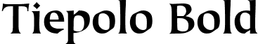 Tiepolo Bold font - Tiepolo_Bold.ttf