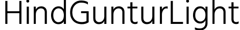 Hind Guntur Light font - HindGuntur-Light.ttf