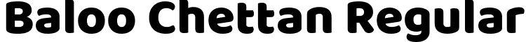Baloo Chettan Regular font - BalooChettan-Regular.ttf