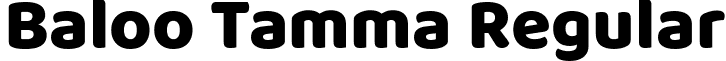 Baloo Tamma Regular font - BalooTamma-Regular.ttf