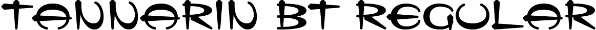 Tannarin BT Regular font - Tannarin_BT.ttf