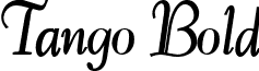 Tango Bold font - Tango_Bold.ttf