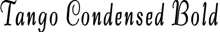 Tango Condensed Bold font - Tango_Condensed_Bold.ttf