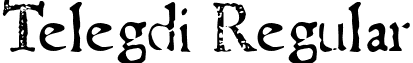 Telegdi Regular font - Telegdi-Antique.otf