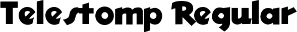 Telestomp Regular font - Telestomp.otf