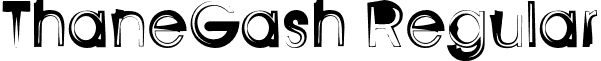 ThaneGash Regular font - ThaneGash.otf