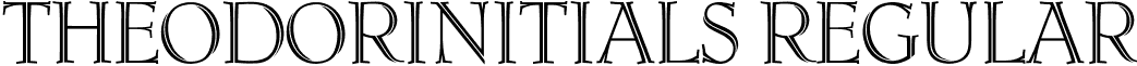 TheodorInitials Regular font - TheodorInitials.otf