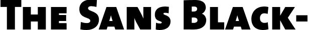 The Sans Black- font - TheSansBlack-Caps.otf