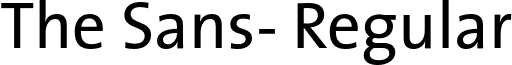 The Sans- Regular font - TheSans-Plain.otf
