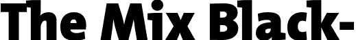 The Mix Black- font - TheMixBlack-Plain.otf