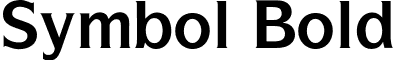 Symbol Bold font - SymbolBold.otf