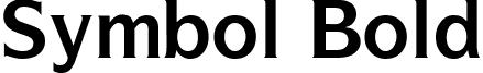Symbol Bold font - Symbol_Bold.ttf