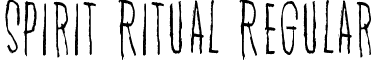 Spirit Ritual Regular font - Spirit_Ritual.ttf