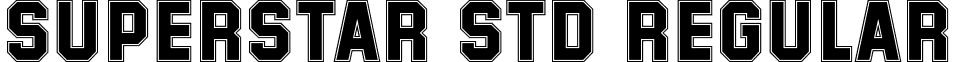 Superstar Std Regular font - SuperstarStd.otf