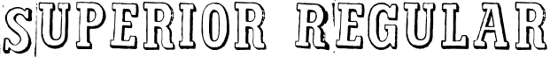 Superior Regular font - Superior.otf